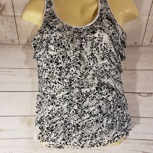 2 for 15 Apt 9 Multi Color Ruffle Top